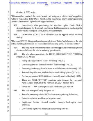 Tyler Rico Uaf Tyler Davis RICO lawsuit and charges.pdf
