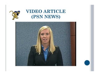 VIDEO ARTICLE
  (PSN NEWS)
 