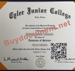 Tyler Junior College diploma