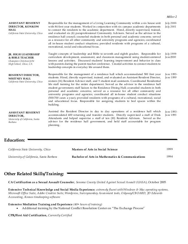 university resident assistant cover letter magdalene resident advisor resumes