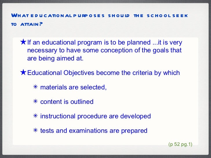 Ralph tyler basic principles of curriculum and instruction 