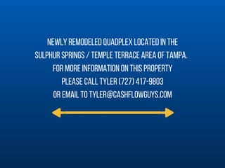 Tyler Sheff | Tampa, Florida Listing