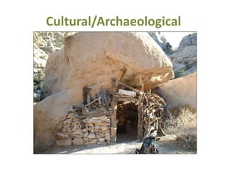 Cultural/Archaeological
 