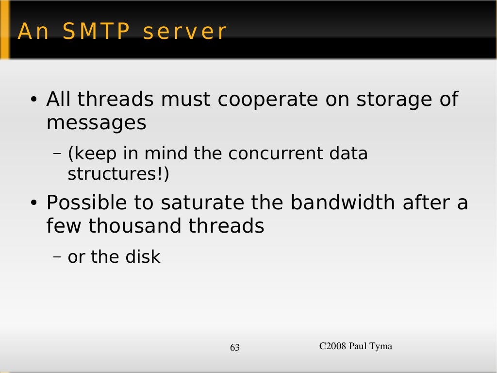 Thousands of Threads and Blocking I/O