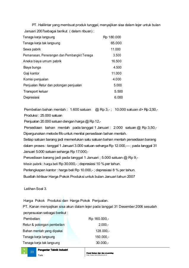 11 Pengendalian Biaya Produksi