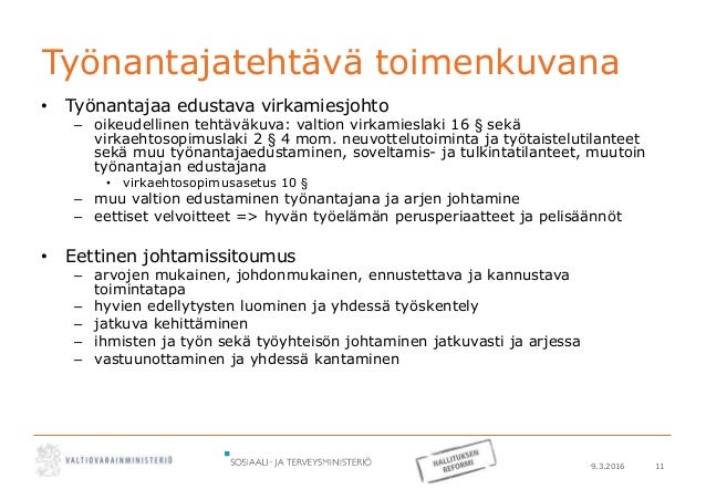 Valtion virkamieslaki Valtion virkamieslaki