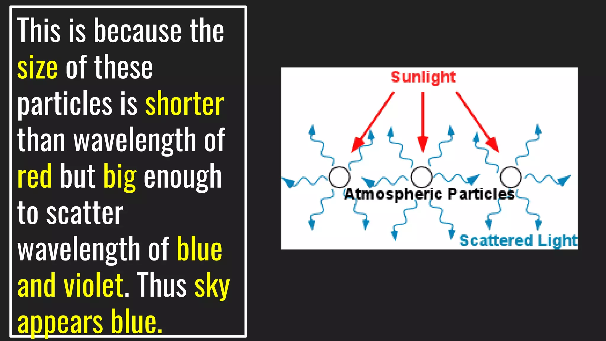 Tyndall Effect - Why does the sky appear blue ? | PPTX | Physics | Science