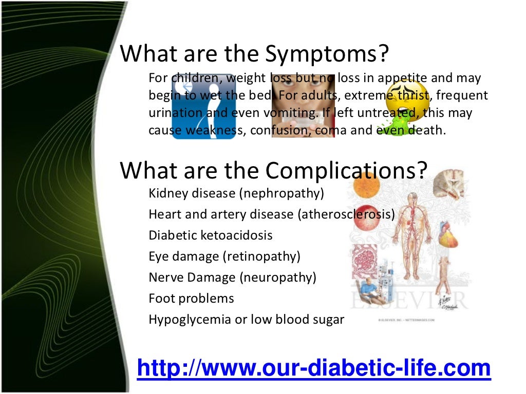 Symptoms of Type 1 Diabetes Mellitus