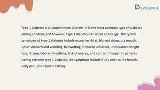 Type 1 diabetes ppt | PPTX