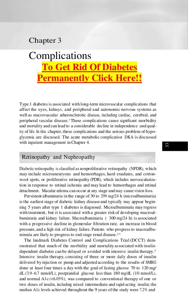 literature review on type 1 diabetes