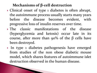 Type 1 diabetes mellitus | PPTX