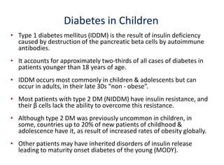 type 1 diabetes in children | PDF