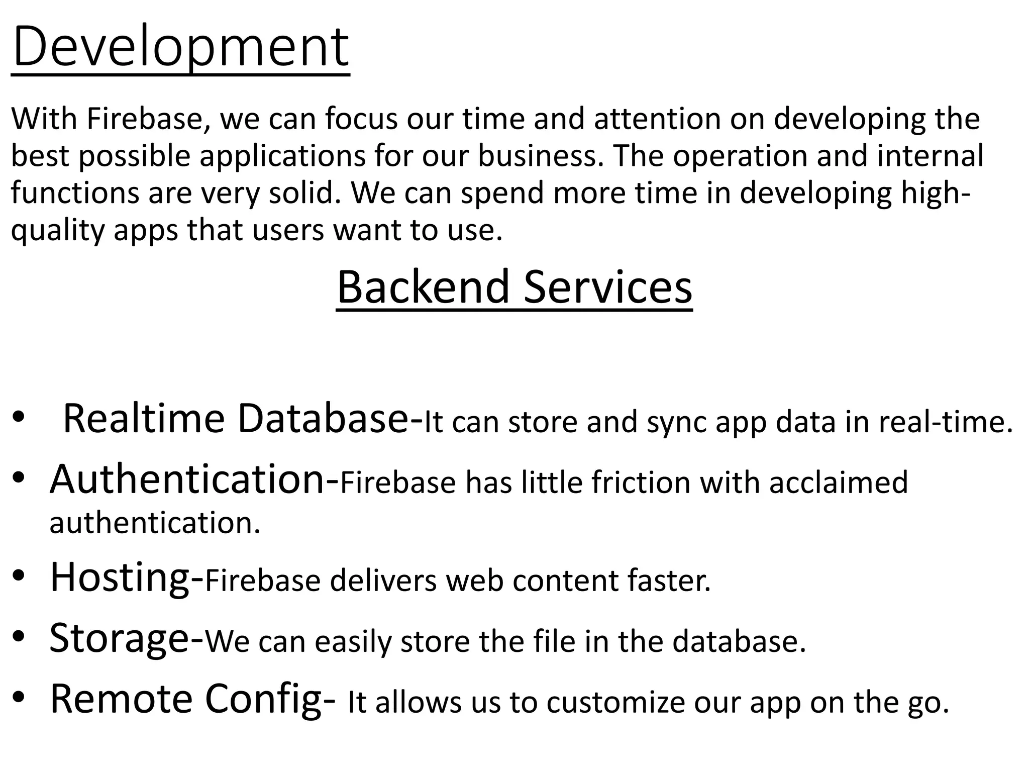 Google firebase ppt