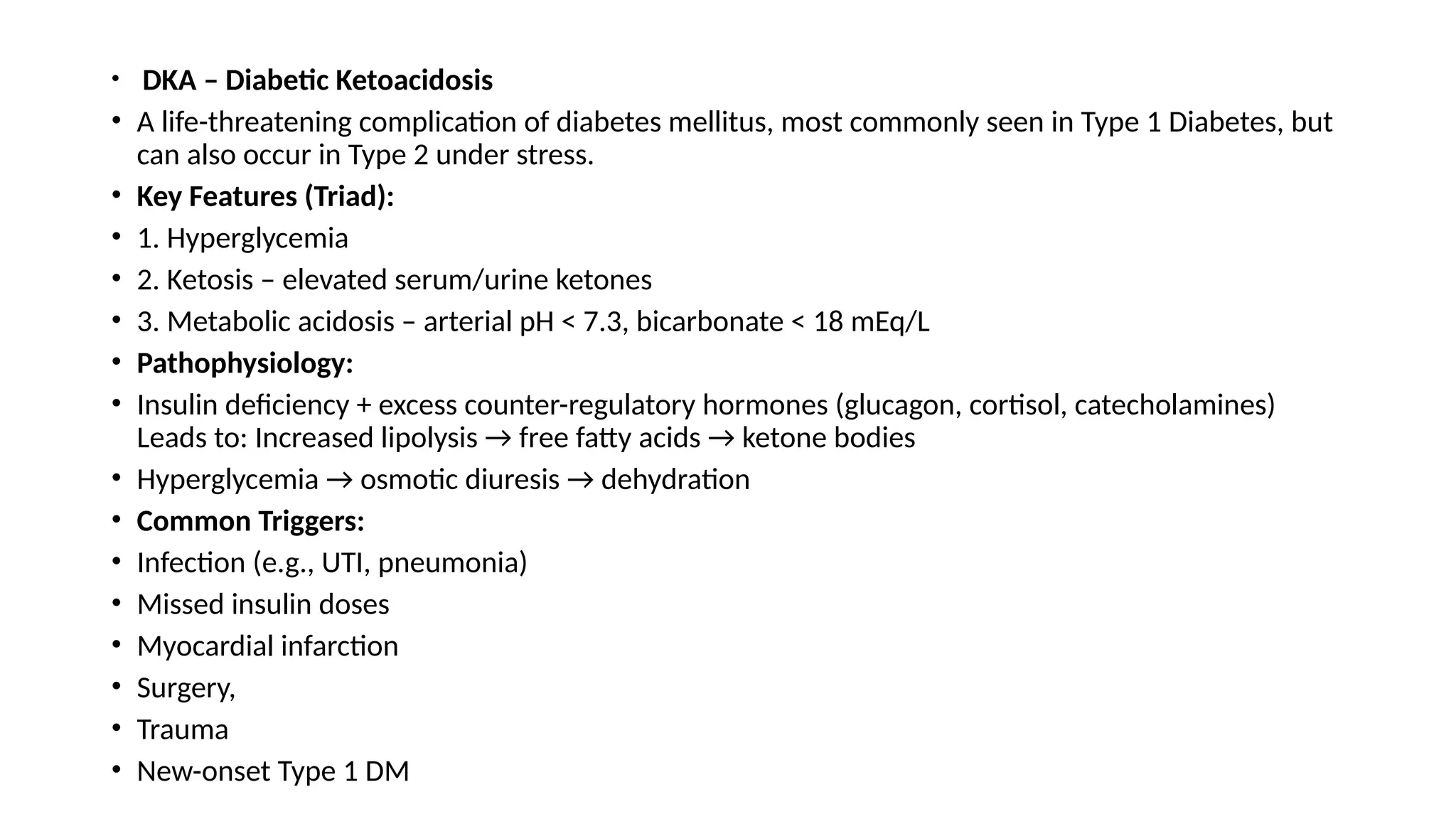 Type 2 diabetes mellitus and diabetic ketoacidosis | PPTX