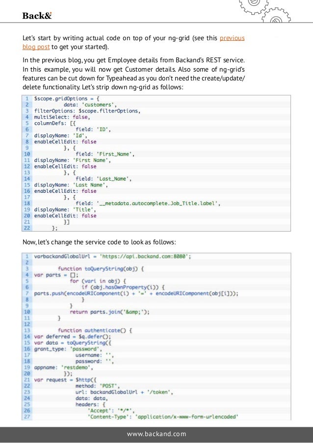 Learn How to Implement Typeahead with ng-grid