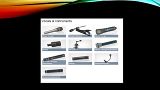 Type and applications of microphones | PDF