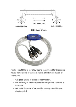 Audio University Cable Guide.pdf Type and usage of important audio cable | PDF