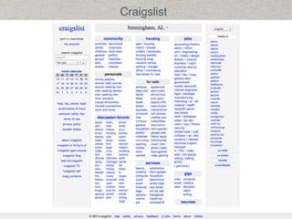 Craigslist 
 