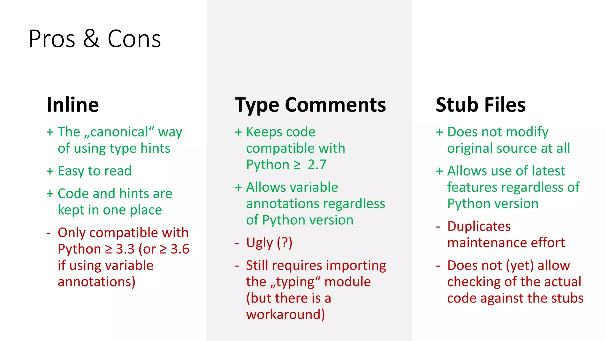 Type Annotations in Python: Whats, Whys and Wows! | PPT