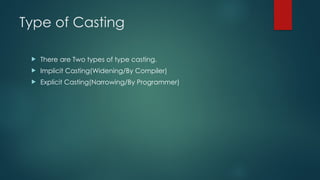 Type Casting in java programming language.pptx