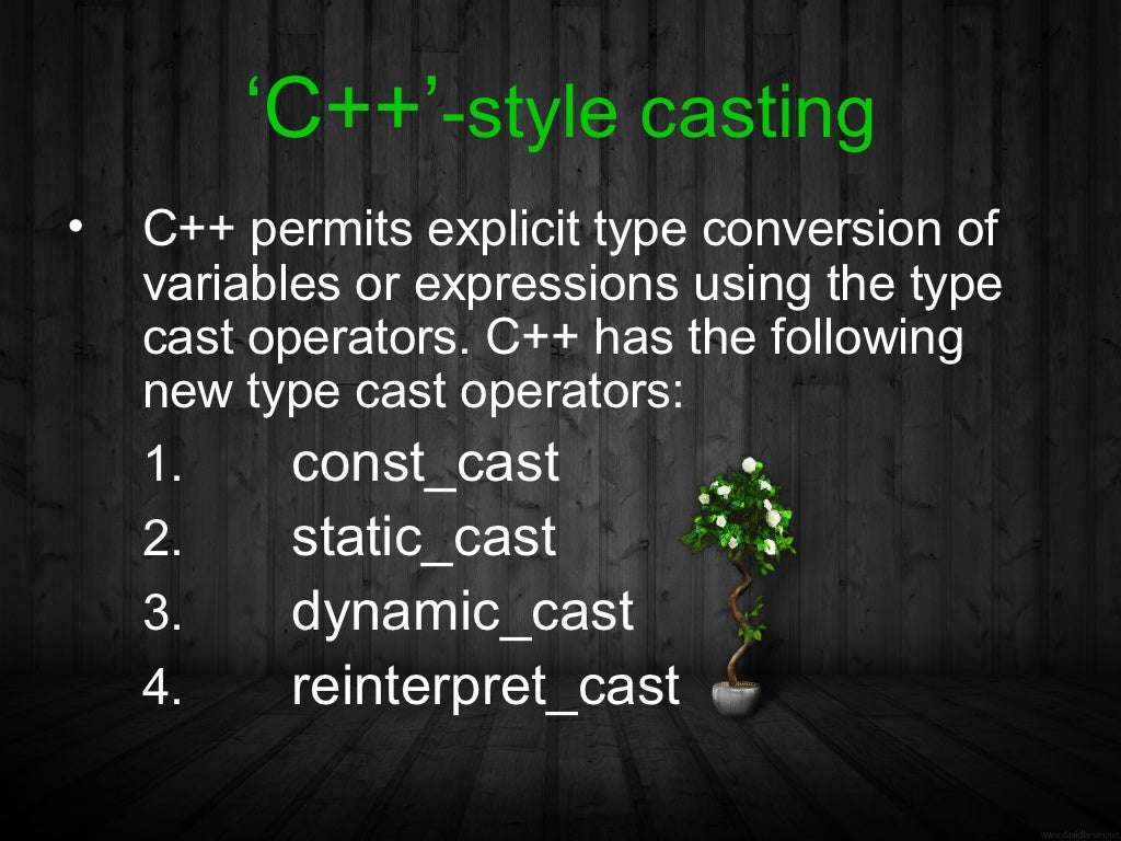 Type Casting in C++