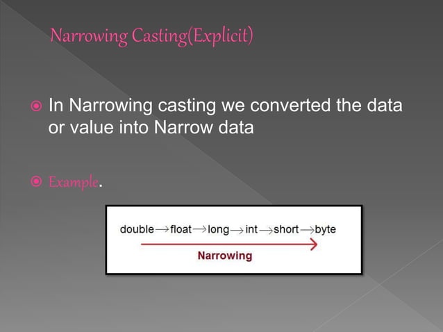 Type casting in java | PPT