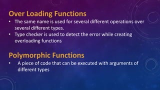 Type checking compiler construction Chapter #6 | PPTX