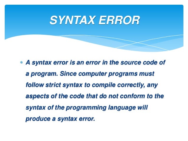 Programming Type Error programming-type-error