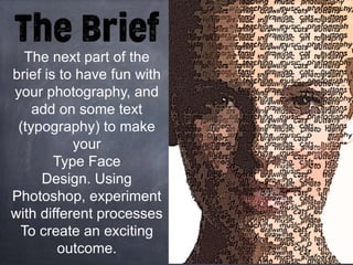 Type face photoshop lessons | PPT