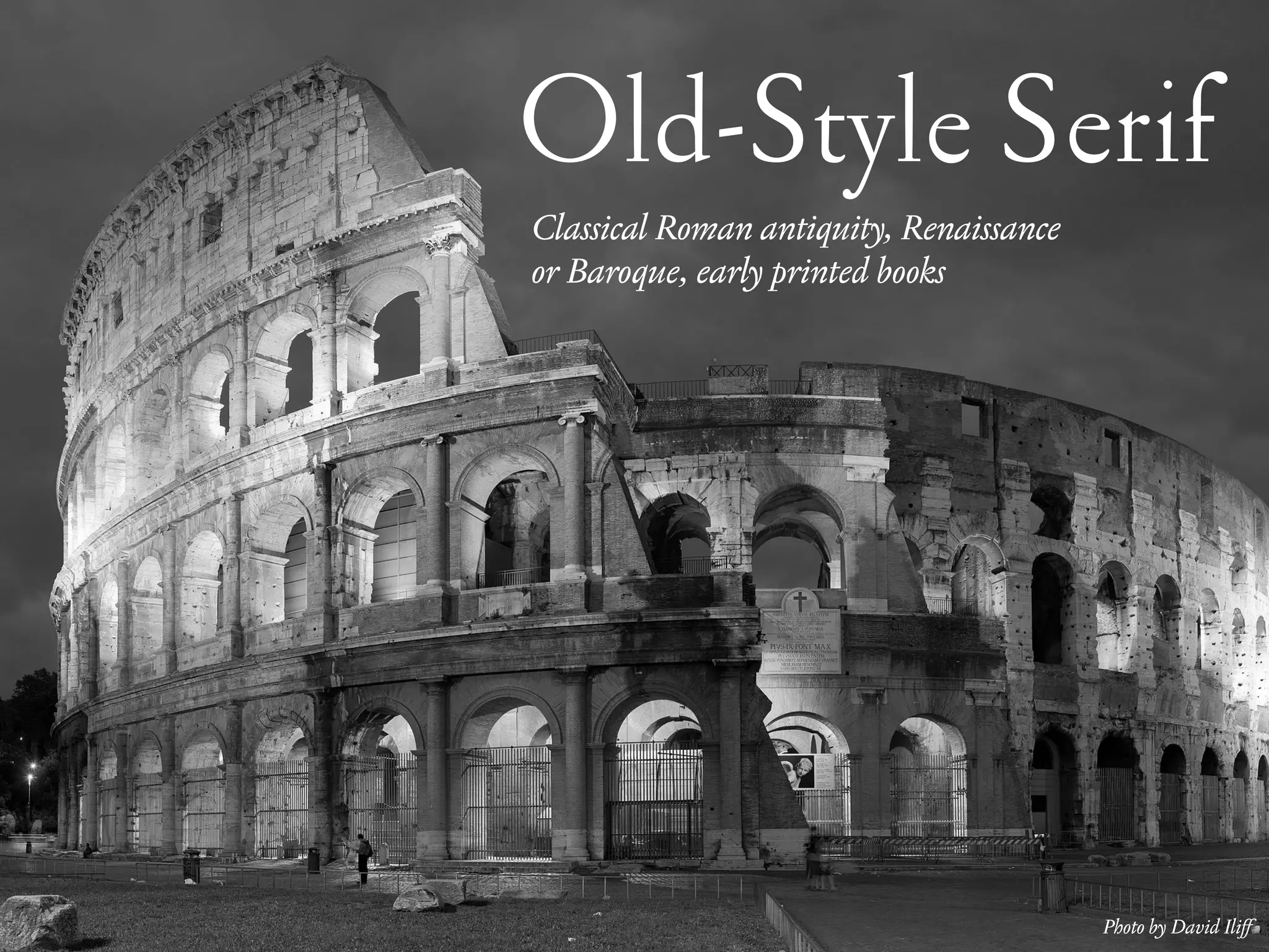 KAPTEREV.COM
High contrast with serifs, calligraphic, very warm and quite complex
Old-Style Serif
Great 20th century design by Hermann Zapf
Based on 15th-century Venetian type by Nicolas Jenson
Designed in the US in 1915, excellent legibility
Hoeﬂer Text
Was used in Wikipedia logo and this should count for something
A very nice design inspired by Garamond. 45 Styles! Free!
Garamond
Based on 16th century design, the most famous old style type
 