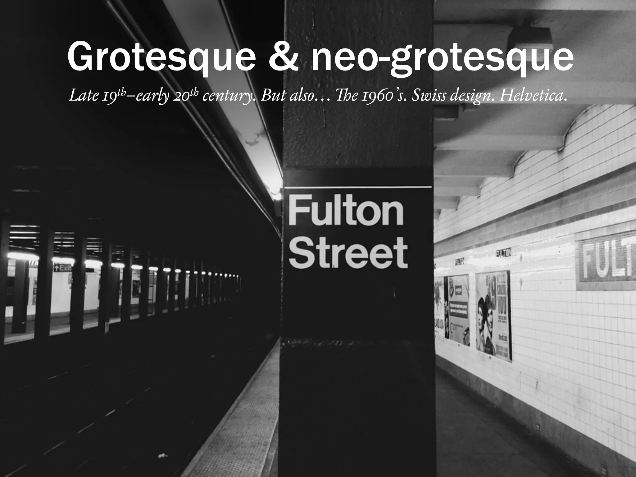 KAPTEREV.COM
Quite readable and neutral, the quintessential 20th century typeface group
Franklin Gothic
News Gothic
Helvetica Neue More fonts tagged “Grotesque”…
Grotesque & neo-grotesque
Celebrated American typeface named after Ben Franklin Designed for the Rubik’s Cube Exhibition, released for free
Remember the Star Wars crawl? That was in News Gothic
“When in doubt use Helvetica” was the common rule once
A replacement for Arial
Excellent free typeface from Poland
Arial
A Helvetica rip-off which is just everywhere
 