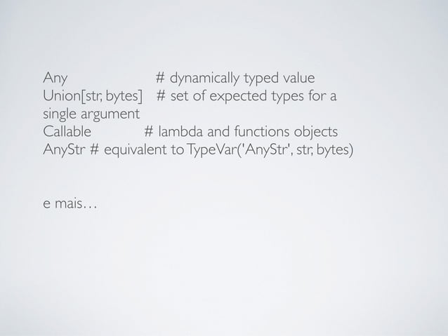 Python Type Hints | PPT