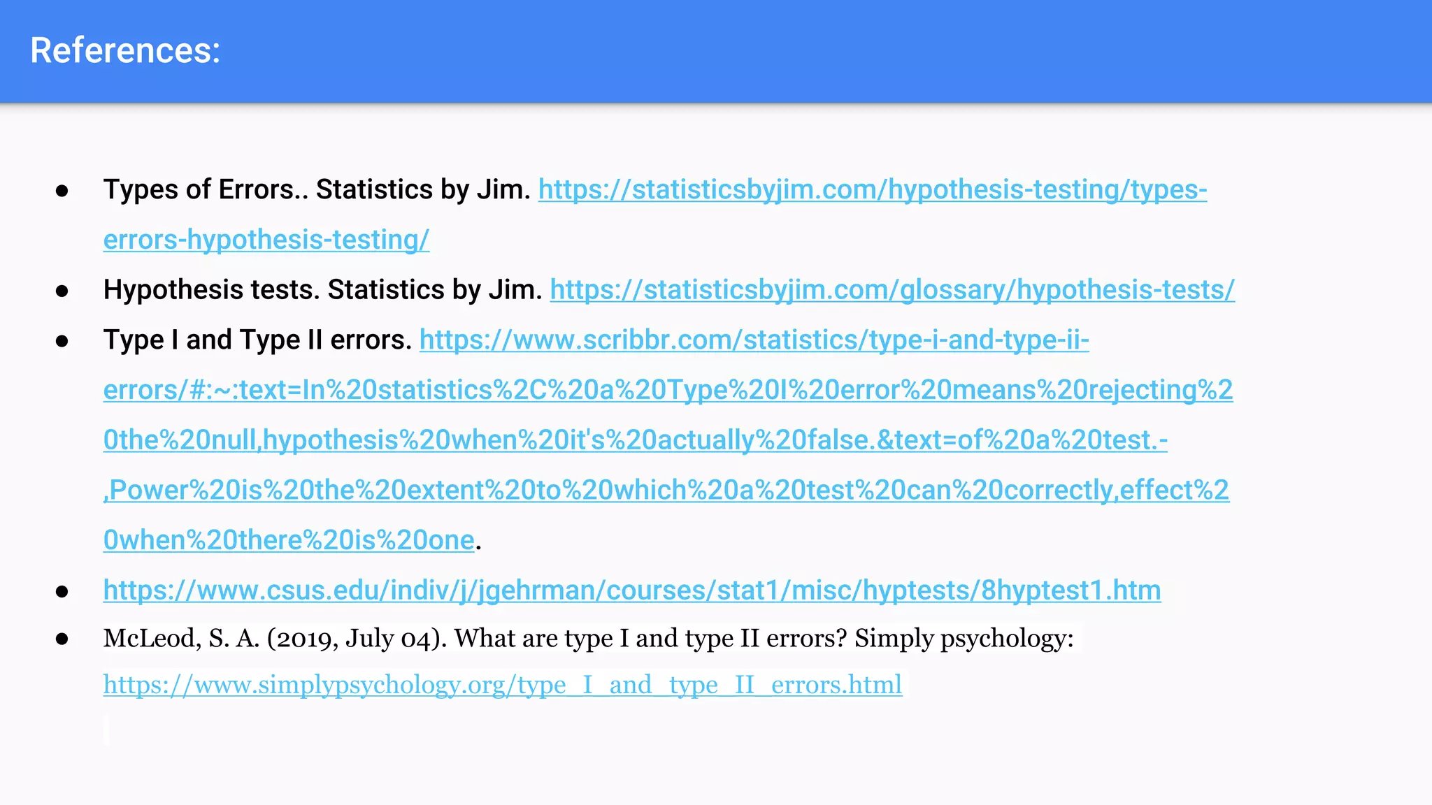 Type i and type ii errors | PPTX