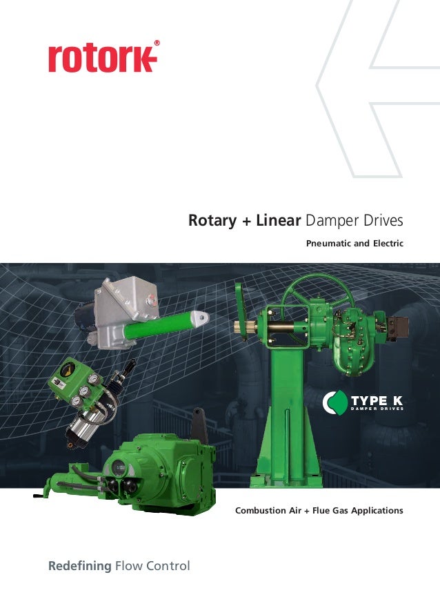 Type K Linear And Rotary Damper Actuators Rotork