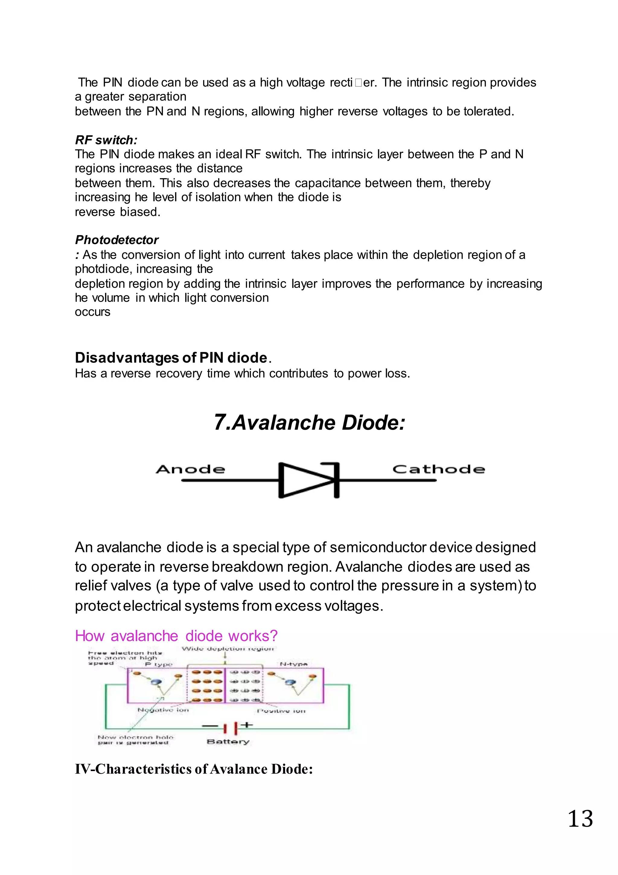 Type of all kind of diode.zenzer diode,p n junction diode,pin diode,led ...