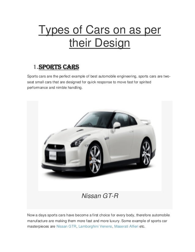 Type of car Type of car