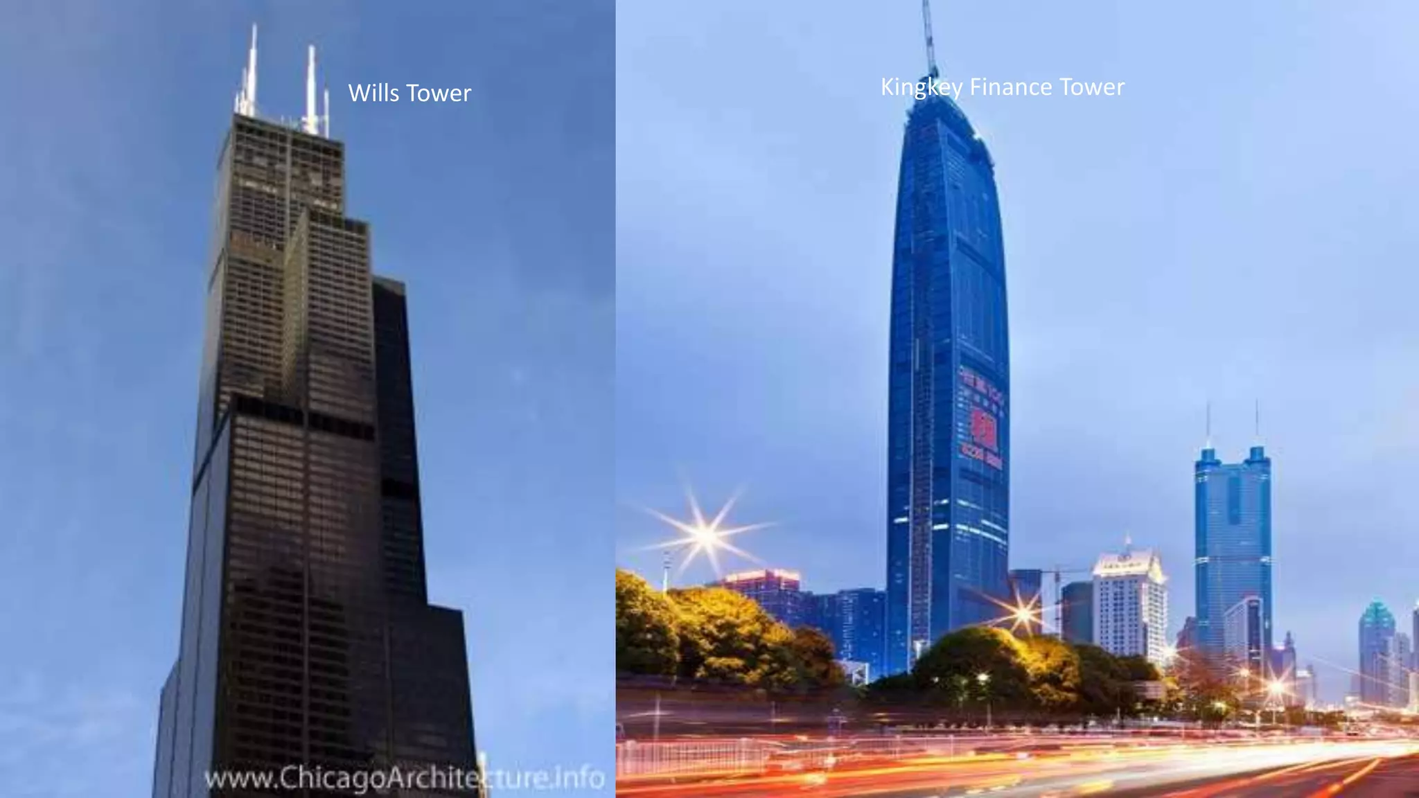 Kingkey Finance TowerWills Tower
 