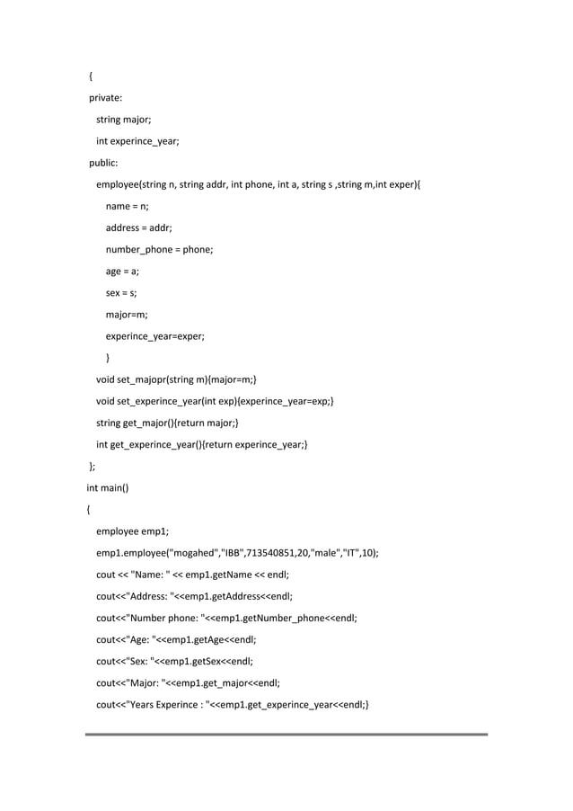 Type Of Inheritance in C++ language (Object-Oriented Programming ) | PDF