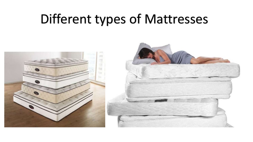 Types of Mattresses 10 mattresses explained
