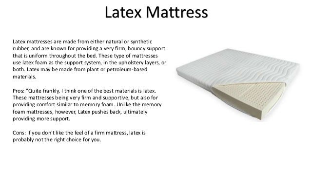 Types of Mattresses: 10 mattresses explained