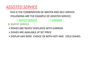 Type of service 12 april.pdf for home economics | PPT