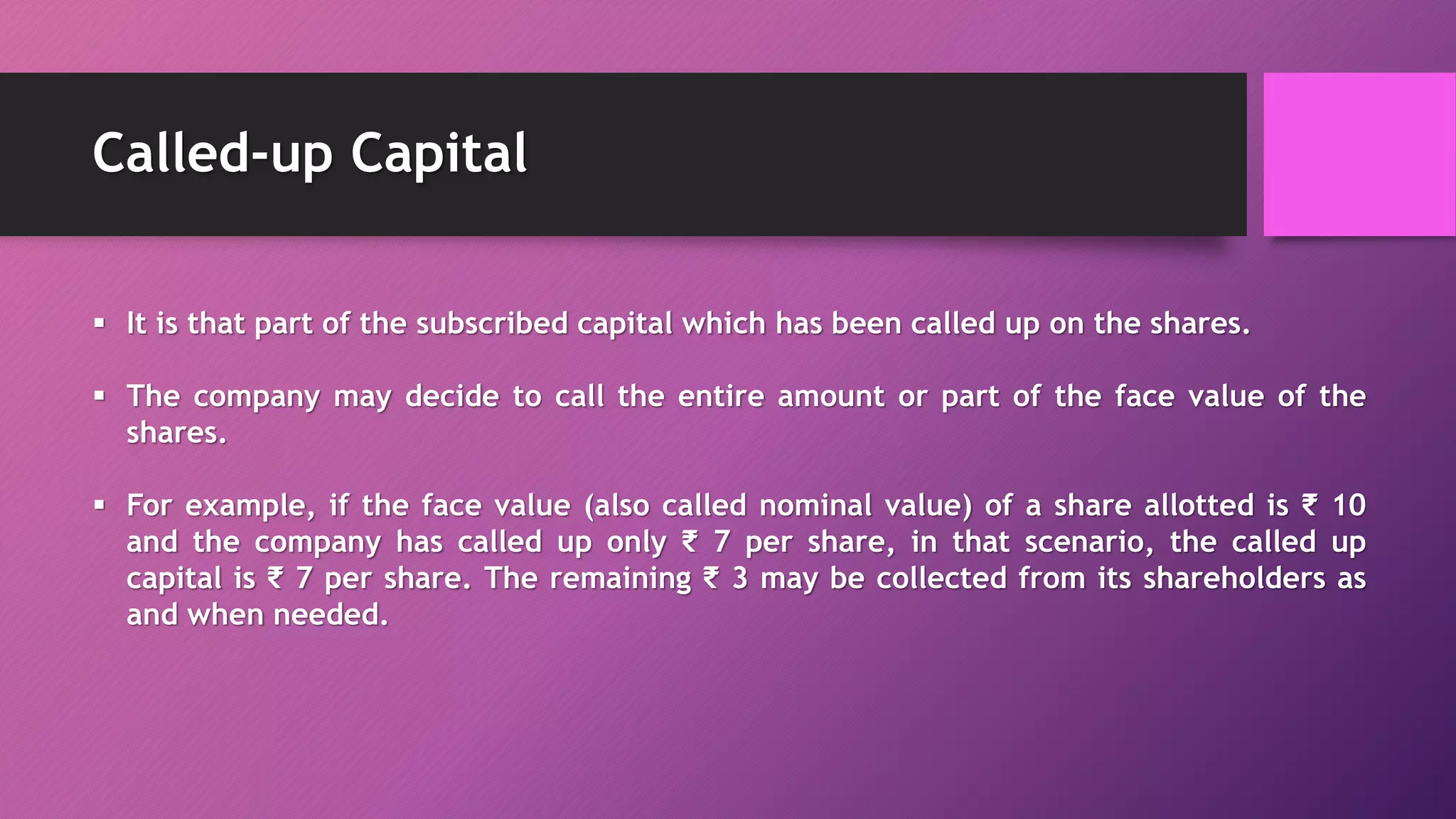 Type of share capital | PPTX