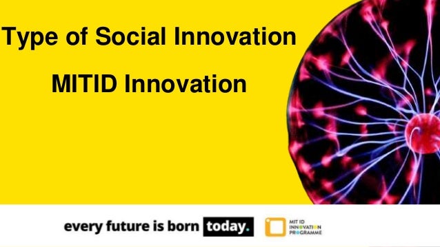 Type of Social Innovation
MITID Innovation
 