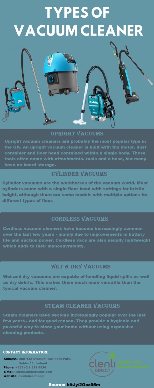 How Many Types of Vacuum Cleaners Are There?