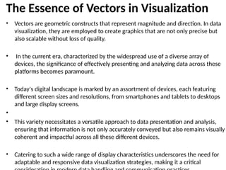 type of vector data in vectors and geometries | PPTX