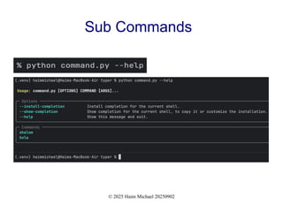 Getting Started with Typer: Building Modern CLIs in Python [Free Meetup ...
