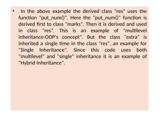 Single inheritance in C++ is a fundamental object-oriented programming ...