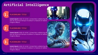 Types of Artificial Intelligence PowerPoint Template | PPTX