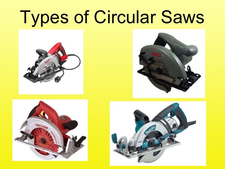 Types of Circular Saws
