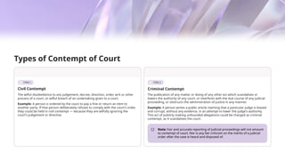 Types-of-Contempt-and-Defences-Under-Contempt-of-Court (1).pptx